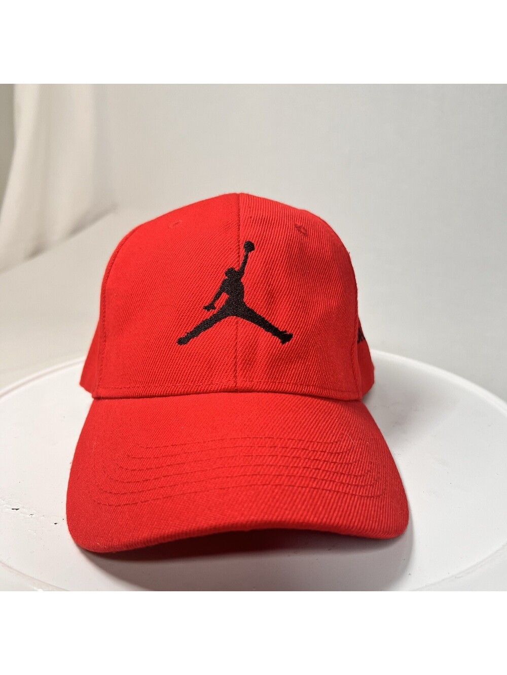 Jordan Jumpman Red/Black Hat Adjustable Men’s. EUC
